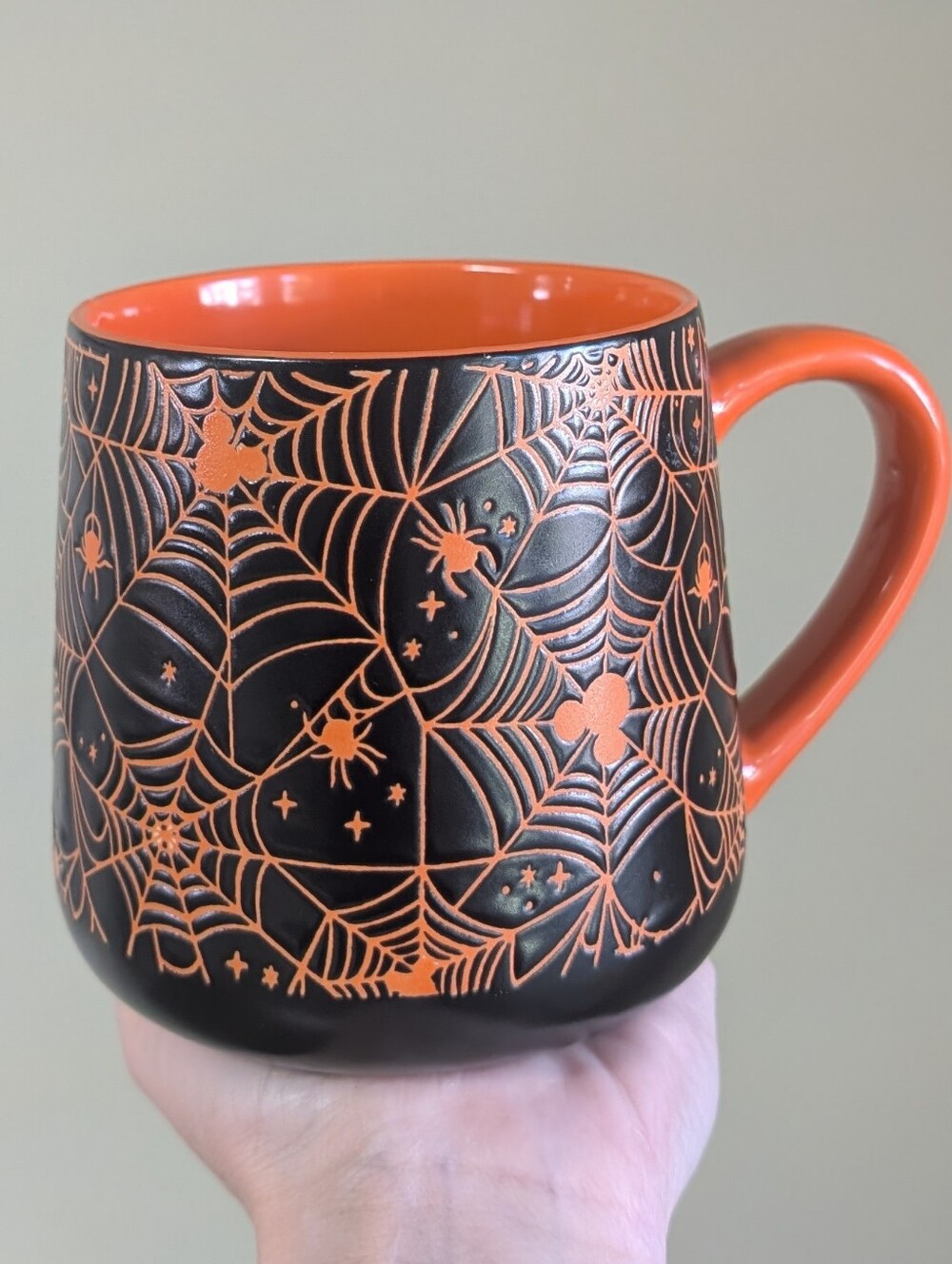 Disney Mickey Mouse Halloween Spiderweb Mug 🐭🕸️